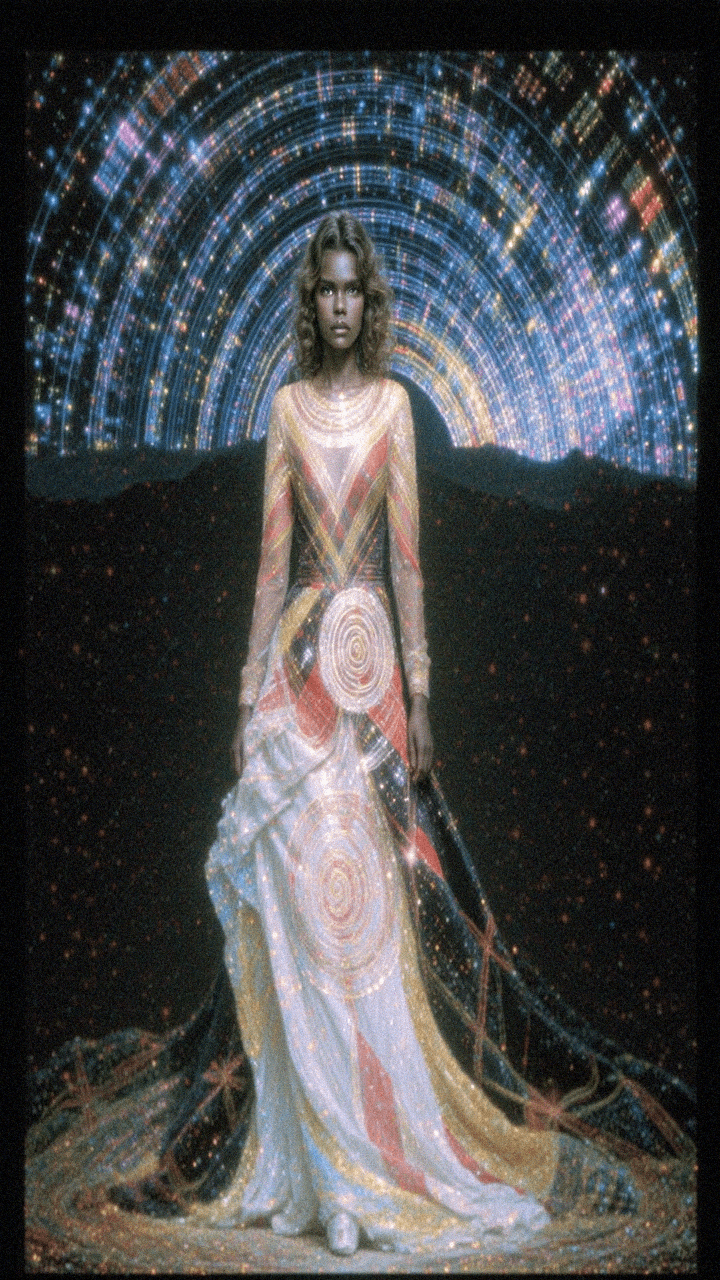 Highlaŋu electric couture dress